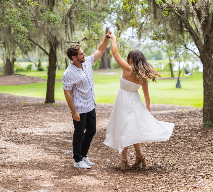 Airlie Gardens Wilmington NC Engagement Photography