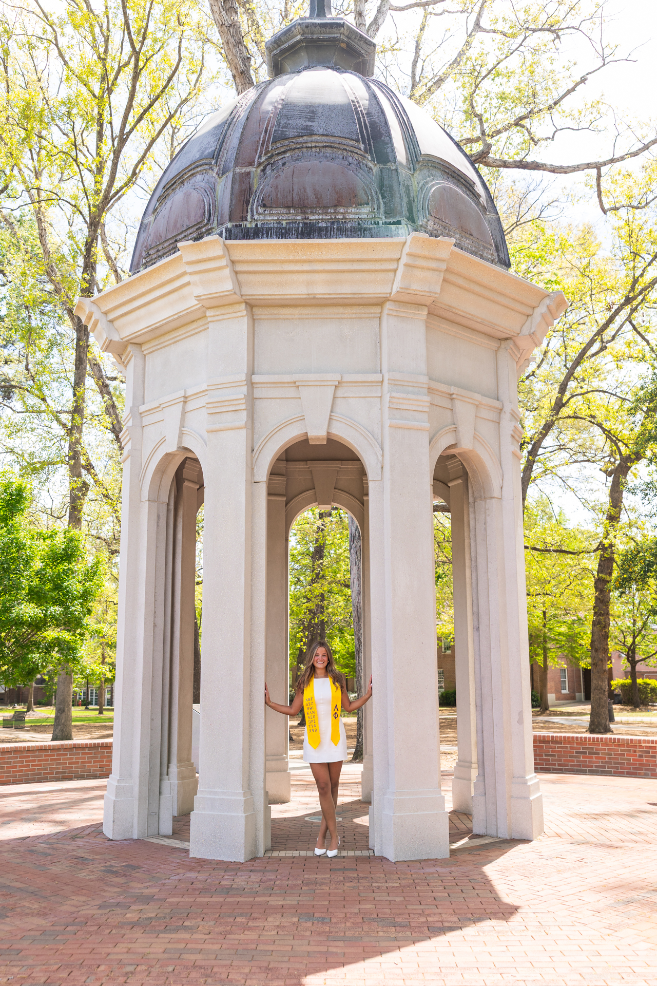 East Carolina University senior portrait cupola